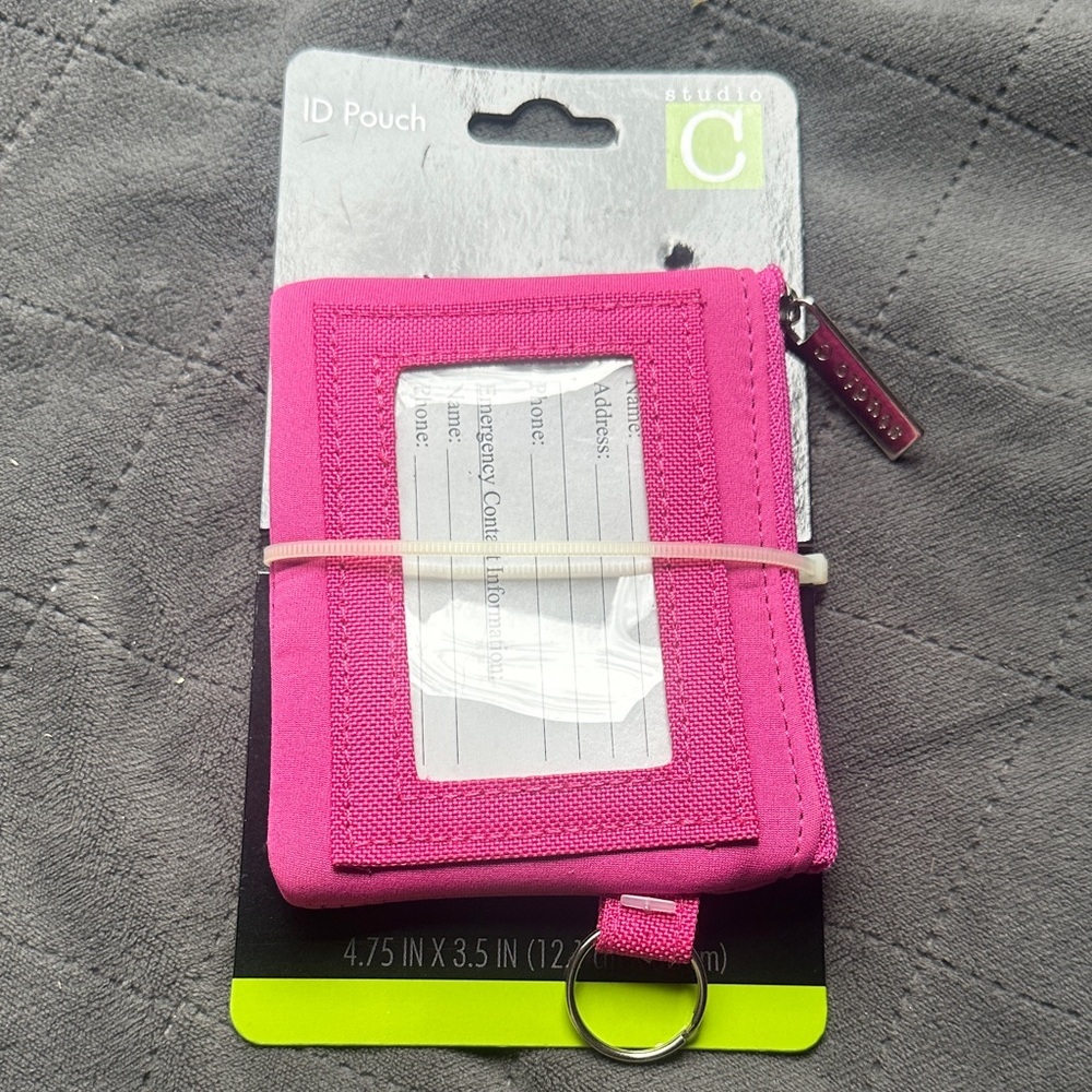 Studio C Vibrant Pink ID Holder​